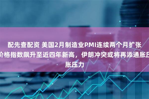 配先查配资 美国2月制造业PMI连续两个月扩张，价格指数飙升至近四年新高，伊朗冲突或将再添通胀压力